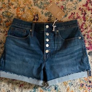 High Rise Denim Shorts - NWT